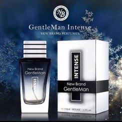 تصویر ادکلن GENTLEMAN INTENSE نیو برند مردانه 100 میل اصل New Brand GentleMan INTENSE Eau de Toilette for Men 100Ml