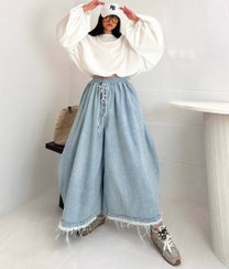 تصویر شلوار بگ جین زنانه مادام 