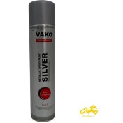 تصویر اسپری رنگ نقره ای واکو حجم ۳۰۰ میلی‌لیتر 