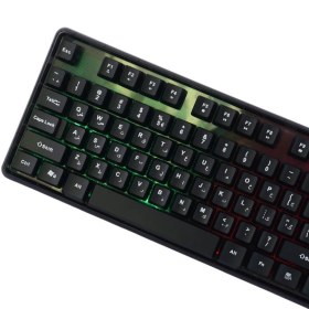 تصویر کیبورد گیمینگ RGB سیم دار DNET-997 