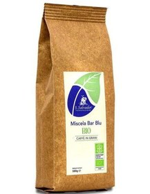 تصویر دانه قهوه آبی بیو سالوادور اورگانیک S.Salvador Miscela Bar Blu Bio Coffee Beans 