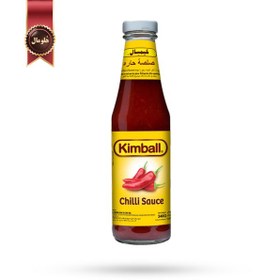 تصویر سس کیمبال Kimball مدل فلفل قرمز Chilli وزن 325 گرم 