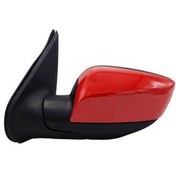 تصویر آینه بغل ساینا و کوییک مارک شرکتی اصلی ( روی خط تولید) با فلاپ قرمز چپ 