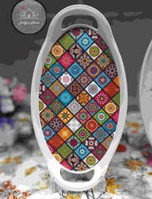 تصویر سینی بیضی پلاستیکی کوچک 