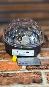 تصویر رقص نور نیم کره اسپیکردار بلوتوثی ریموت دار 