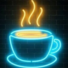 تصویر نئون کافه - 12 Neon coffe