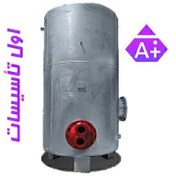 تصویر منبع کویل دار ایستاده ظرفیت ۱۵۰۰ لیتر با ورق ۶ میل 