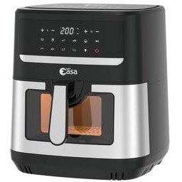 تصویر سرخ کن بدون روغن سوپر کاسا مدل دو المنته CASA-8591 Air fryer super casa 9.5litr casa-8591