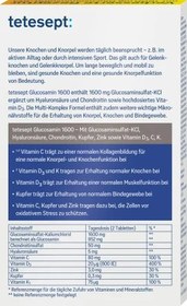 تصویر قرص گلوکزامین ۱۶۰۰تتسپت، ۴۰ عددی tetesept Glucosamin 1600 Tabletten 40 St, 50,4 g