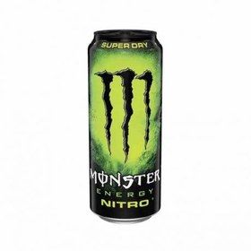 تصویر نوشیدنی انرژی زا مانستر Monster مدل Nitro Super Dry حجم 500 میل 