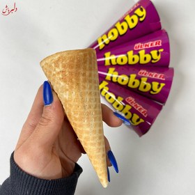 تصویر شکلات قیفی ولنتاین هوبی hobby hobby