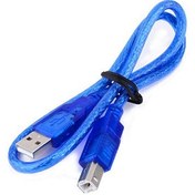تصویر کابل USB A/B به طول 30cm برای بردهای آردوینو UNO و Mega2560 