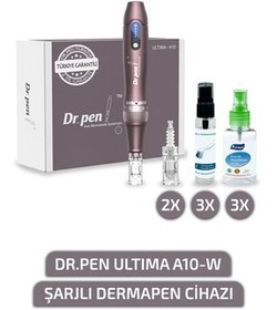 تصویر Dr.Pen دستگاه میکرونیدلینگ شارژی Ultima A10 W (ضمانت ۲ ساله ترکیه) دستگاه دیرماپن میکاپ دائمی درمارولر 