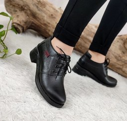 تصویر کفش طبی-اداری بندی مدل لبخند ٌWomen's strapped shoes Smile style