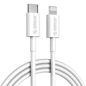 تصویر کابل شارژ CL01-10-WH-BP اوریکو Type-C به Lightnin Orico CL01-10-WH-BP Type-C to Lightning Cable