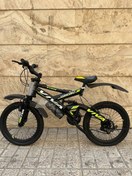 تصویر دوچرخه سایز 20 فنر دار و کمک فنردار حرفه ای ویوا گلگیردار 