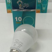 تصویر لامپ حبابی 10وات LED مهتابی دونیکو 