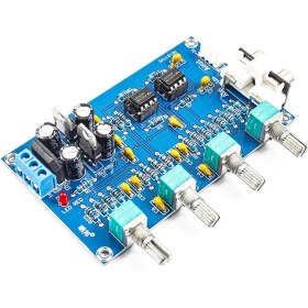 تصویر ماژول پری آمپلی فایر XH-M164 NE5532 XR-126 دارای 4 ولوم BOARD MODULE AMPLIFIER XH-M164 NE5532 XR-126