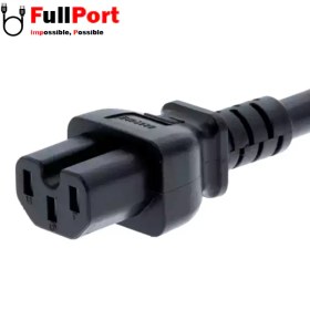 تصویر کابل برق کیس EU-C15 بافو با طول 2 متر BAFO 3Cx1.5MM EU-C15 Power Cable 2M