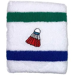 تصویر مچ بند حوله ای طرح توپ بدمینتون مدل Classic Line 