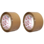 تصویر چسب پهن رازی مدل Packing Tape عرض 5 سانتی متری مجموعه 2 عددی 