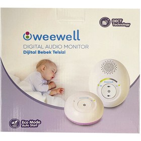 تصویر پیجر صوتی اتاق کودک مدل WMA500 وی ول Wee well baby audio monitor code:WMA500