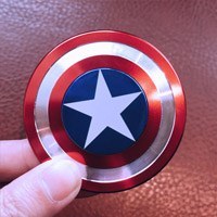 تصویر اسپینر Captain America Shield Fidget Spinner اسپینر فلزی کاپیتان آمریکاییل 