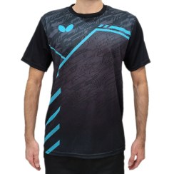 تصویر تیشرت پینگ پنگ باترفلای وُرتکس رنگ مشکی 