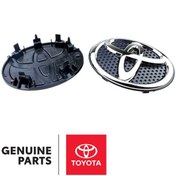 تصویر آرم صندوق عقب تویوتا راوفور RAV4 مدل 2016 و 2017 برند اصلی جنیون پارت 