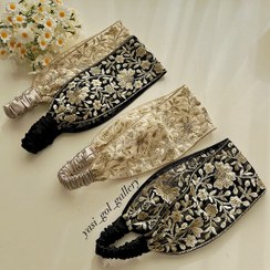 تصویر هدبند سوزندوزی دلوین توری 