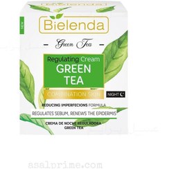 تصویر بی یلندا کرم شب بازسازی کننده چای سبز شب – Bielenda Regulating Cream Green Tea Night 