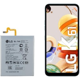 تصویر باتری گوشی ال جی LG K61 مدل BL-T49 