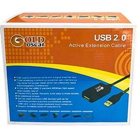 تصویر کابل افزایش طول USB برددار اسکار طول 25 متر کد 7553 