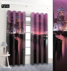 تصویر پرده تصویری طرح نمای شهری برند پرنا - کد 1950763 