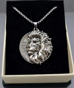 تصویر گردنبند رخ شیر 