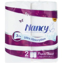 تصویر دستمال حوله 4 قلو پی تی پی نانسی Nancy Paper Towel 4 Rolls