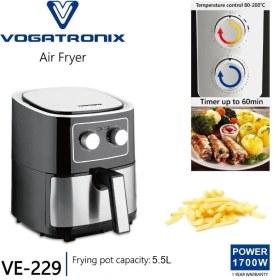 تصویر سرخ کن وگاترونیکس مدل ve229 Air fryer vogatronix model 229