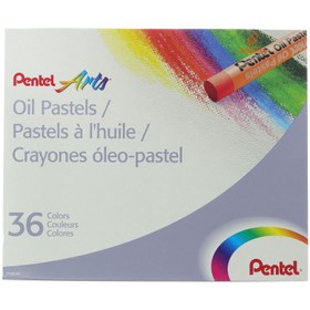 تصویر پاستل روغنی پنتل 36 رنگ ا Pentel Oil Pastel 36 Color Pentel Oil Pastel 36 Color