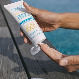 تصویر کرم ضد آفتاب بی رنگ اوریاژ Uriage مدل بریسان Bariesun حجم 100 میل SPF 50+ 