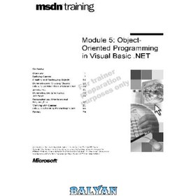 خرید و قیمت دانلود کتاب VB NET - Module 5 Object-Oriented Programming ...