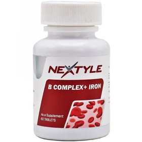 تصویر قرص ب کمپلکس + آهن نکستایل Nextyle B Complex + Iron Tablet