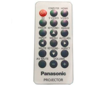 تصویر ریموت کنترل ویدئو پروژکتور پاناسونیک کد 2 – Panasonic projector remote control 