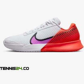 تصویر کفش تنیس مردانه نایک Nike Court Air Zoom Vapor Pro 2 -سفید/ قرمز 