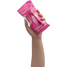 تصویر خودتراش زنانه مستر شیو مدل Sense3 بسته ۳ عددی 