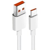 تصویر کابل شارژ 6 آمپر 67 وات اورجینال فست توربو شیائومی ثانیه شمار USB به USB-C سر کارتون Charging cable 6A 67W original Fast Turbo Xiaomi seconds counter USB to USB-C