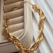 تصویر دستبند زنجیری تراشه دار 