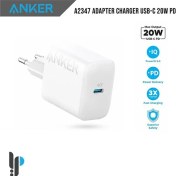 تصویر شارژر 20 وات انکر مدل anker A2347 ظرفیت نسخه گلوبال اصلی Anker a2347 20w adapter