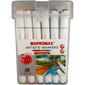 تصویر ماژیک راندو مپرومکس مدل براش مجموعه بسته 36 عددی 