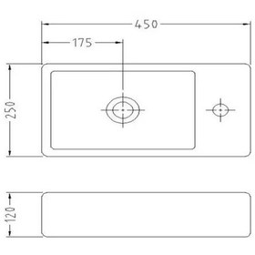 تصویر روشویی کابینتی مروا کابین مدل تانیا 45 سینا (طول 46 عرض 26) (پس کرایه) 