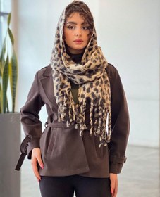 تصویر شال موهر پلنگی 